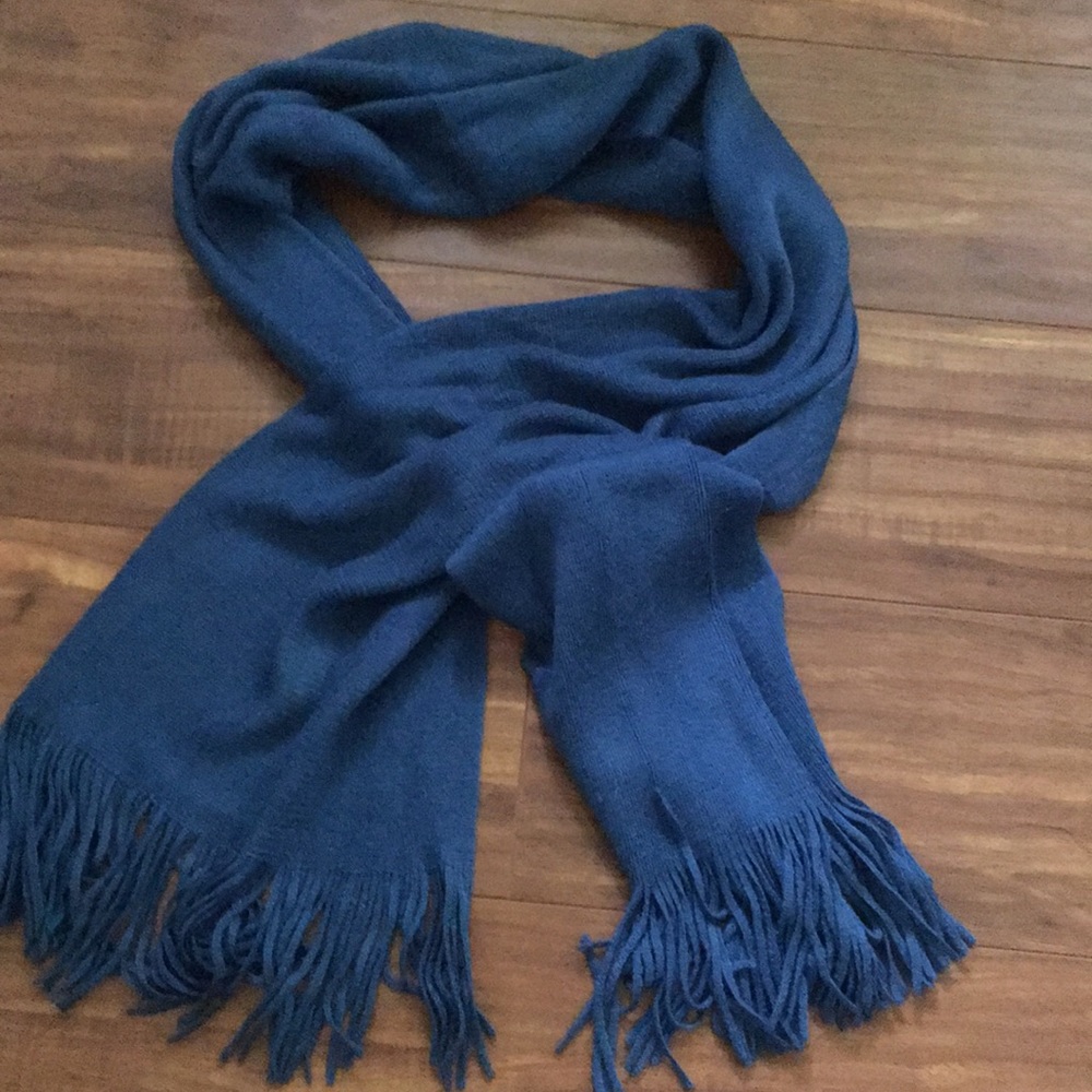 Beautiful soft blue skate scarf